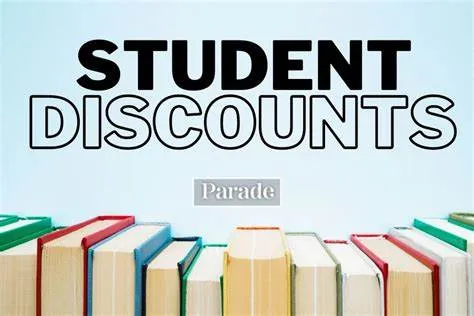 university student discounts